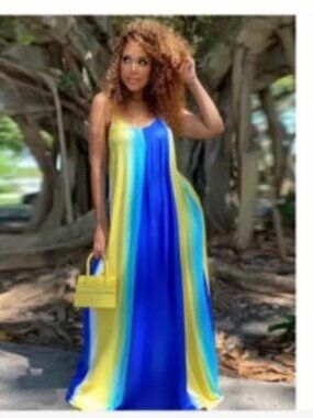 Ladies 3XL  free flowing maxi dress
